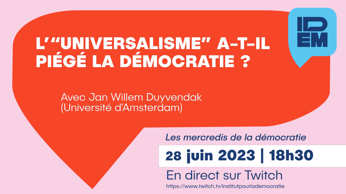 L’“universalisme” a-t-il piégé la démocratie ? — Entretien avec Jan Willem Duyvendak,&nbsp;sociologue